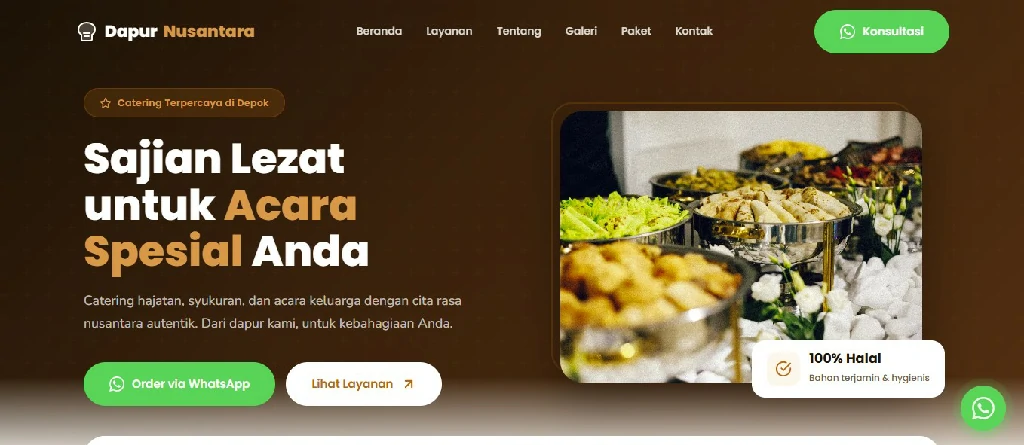 Website Catering